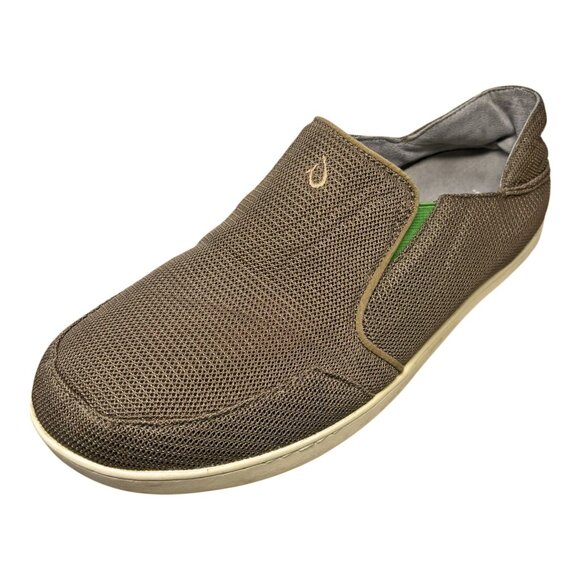 Olukai Nohea Moku Brown‎ Mesh Slip On Loafers main image 6